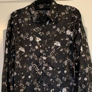 Mystic Floral Print Shirt From Guess